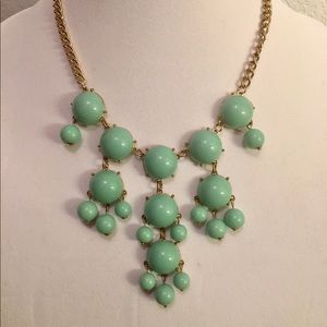 Green and Gold-tone Necklace